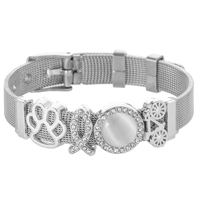 Mesh Stainless Steel Bracelet