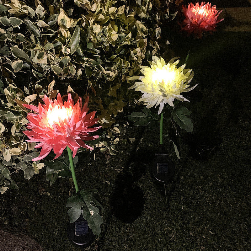 Solar LED Artificial Flower for Landscaping