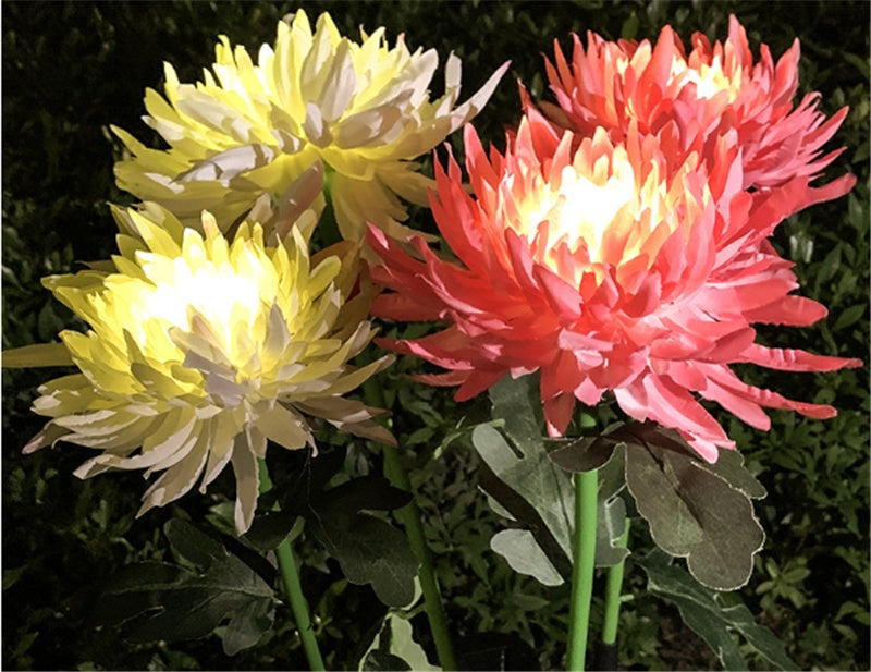 Solar LED Artificial Flower for Landscaping