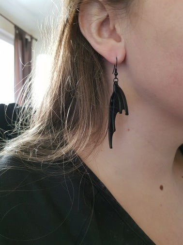 Vintage Bat Wing Earrings