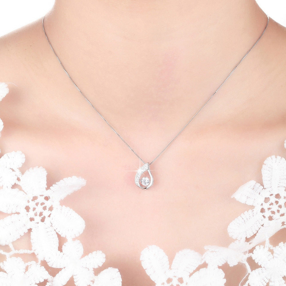 "Tears of Diamond" - Clavicle Chain Necklace