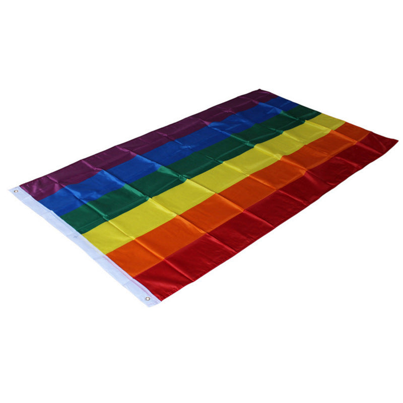 Polyester Rainbow Flag
