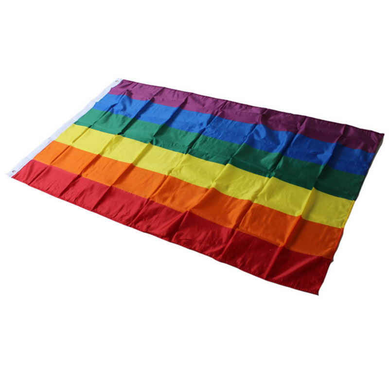 Polyester Rainbow Flag