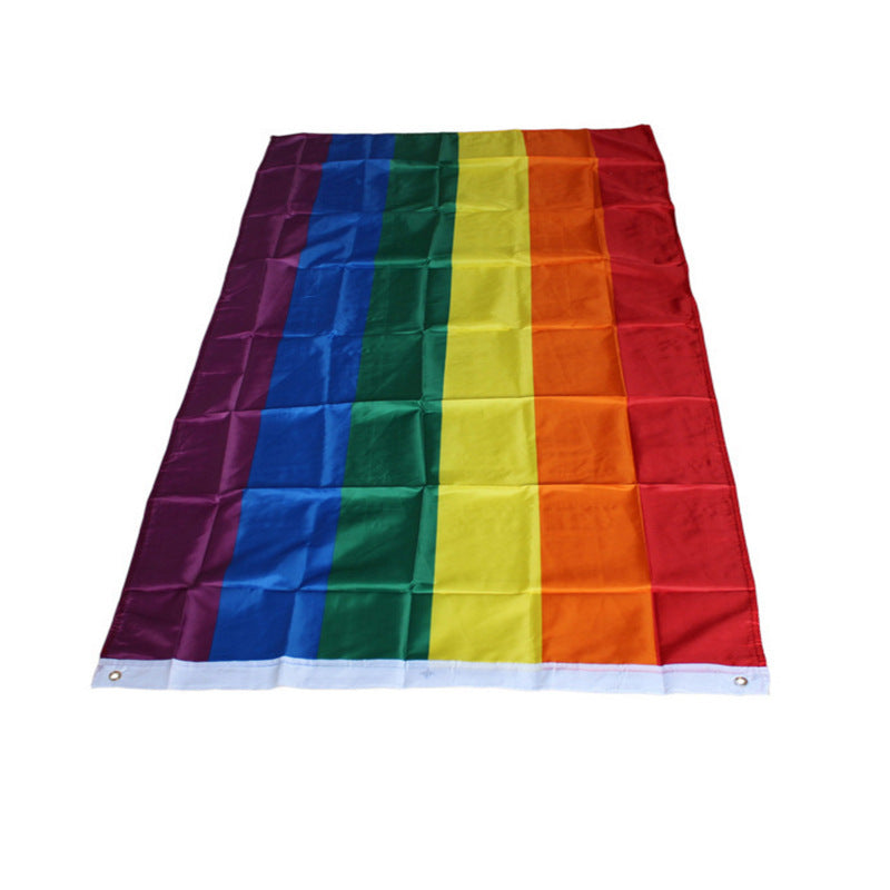 Polyester Rainbow Flag