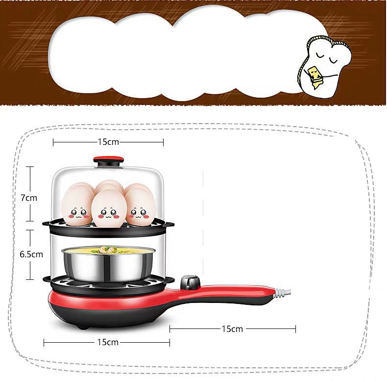Household Stainless Steel Breakfast Machine Egg Steamer