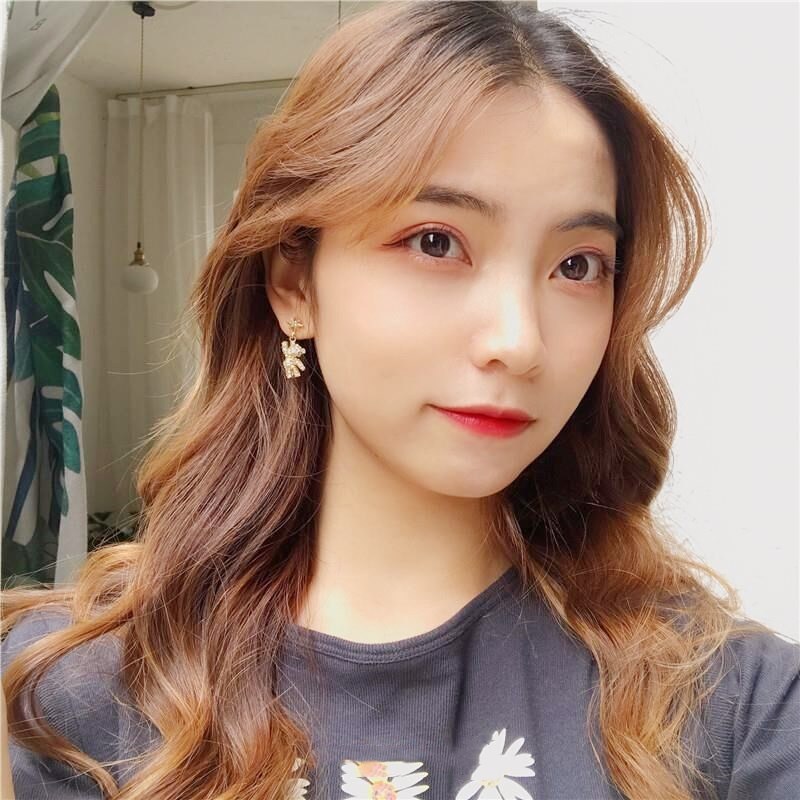 Five-pointed Star Bear Earrings