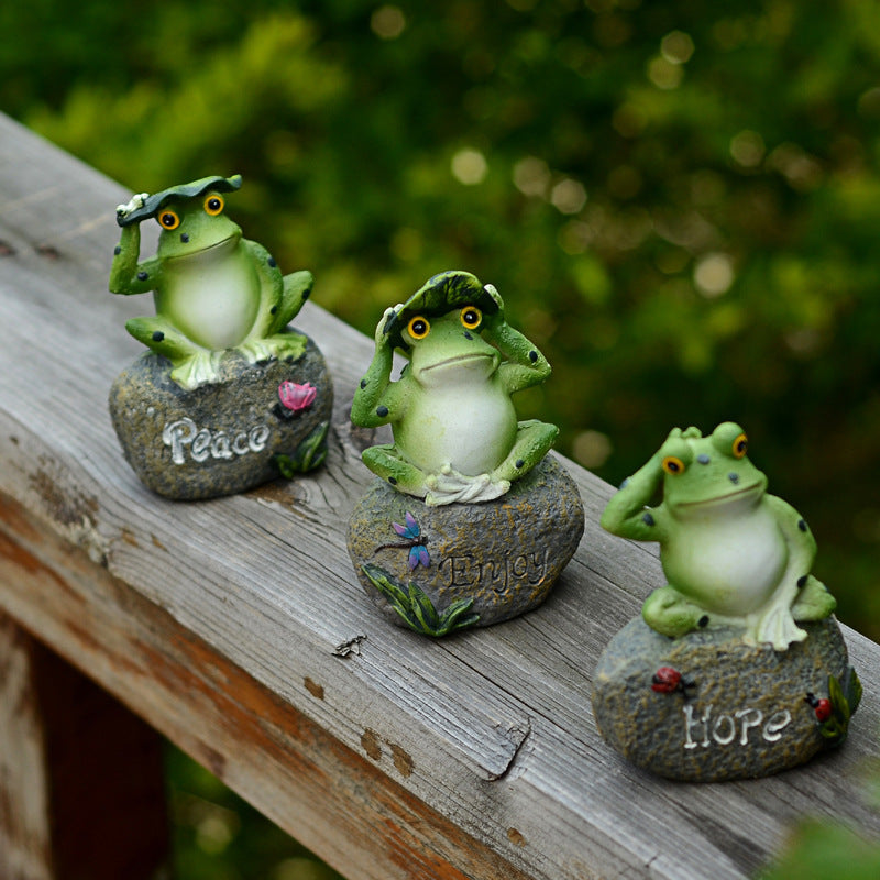 "Stoned Frogs"- Sculptures for Garden