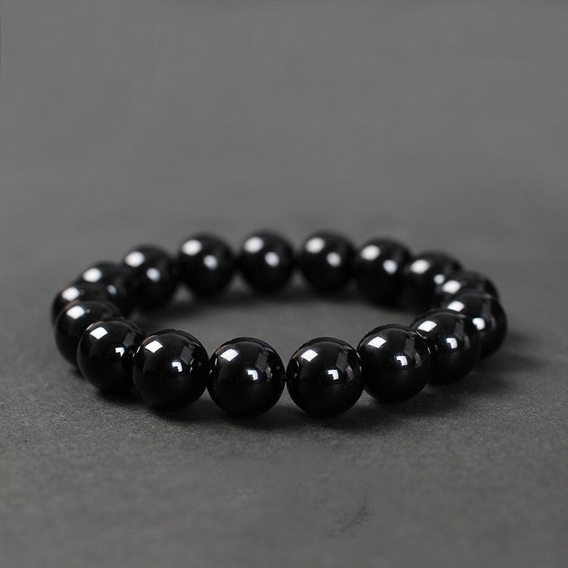 Black Agate Bracelet for Men and Women