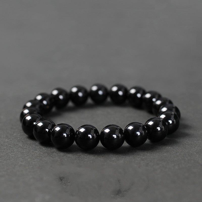 Black Agate Bracelet for Men and Women