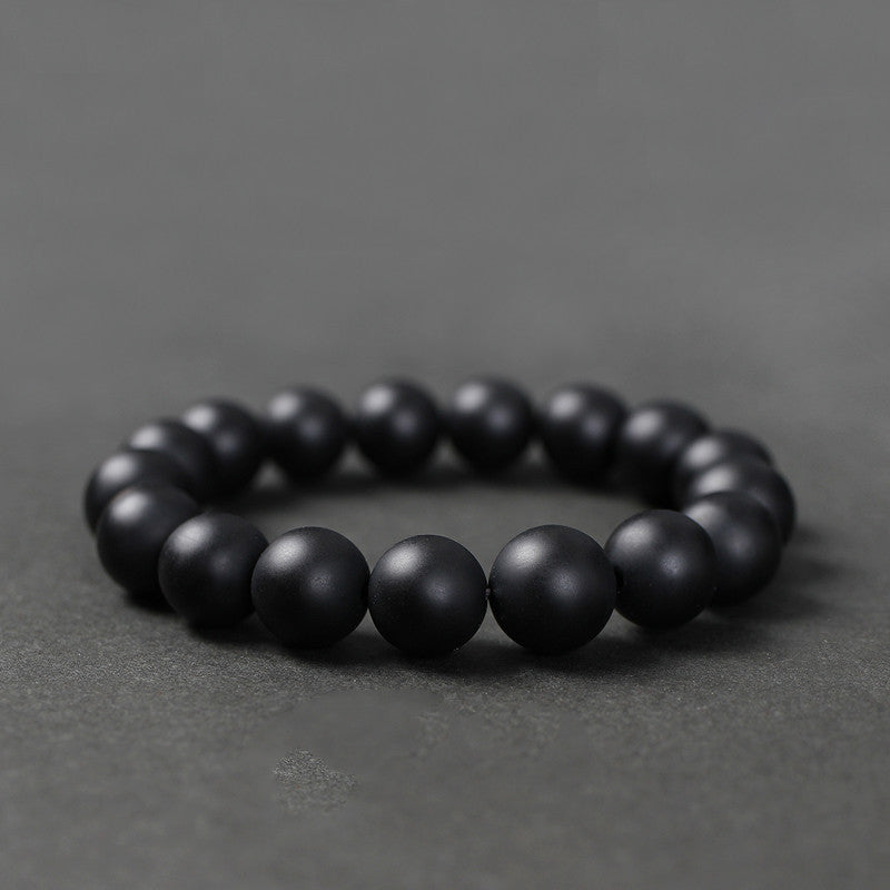 Black Agate Bracelet for Men and Women