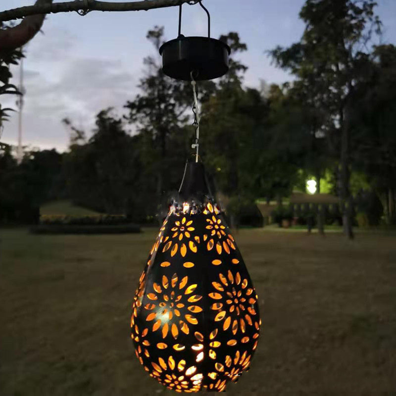 Solar LED Hanging Lantern - Waterproof