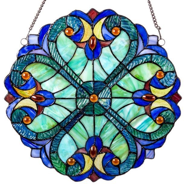 "Lovely Moon" - Stained Glass Suncatcher