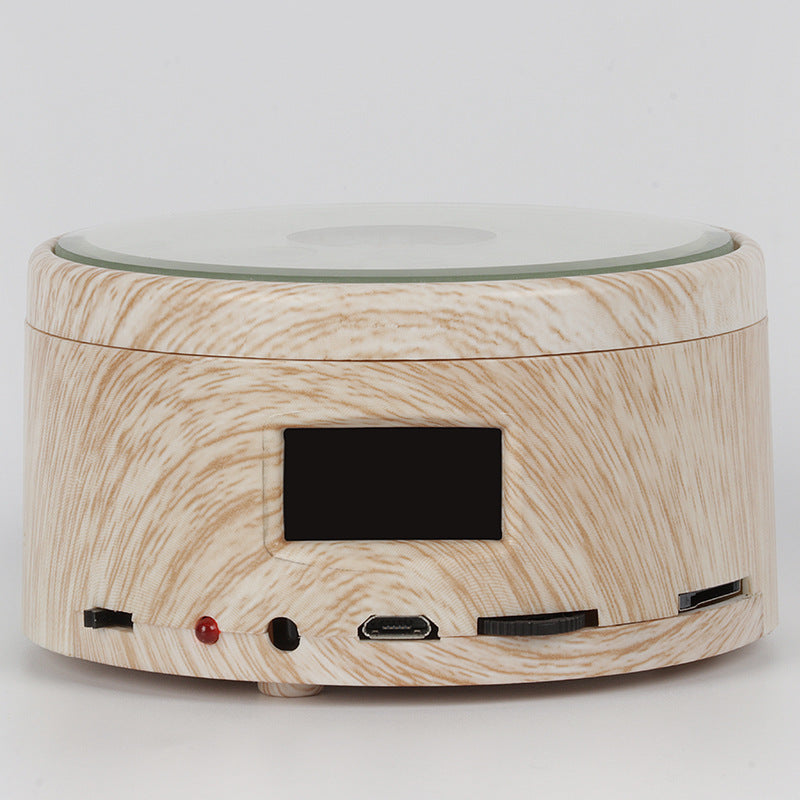 "Personalized Crystal Photo Night Lamp" - 3D Color Changing/Rotating Bluetooth Music Player