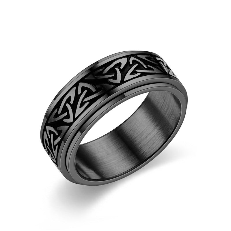 Celtic Titanium Steel Ring