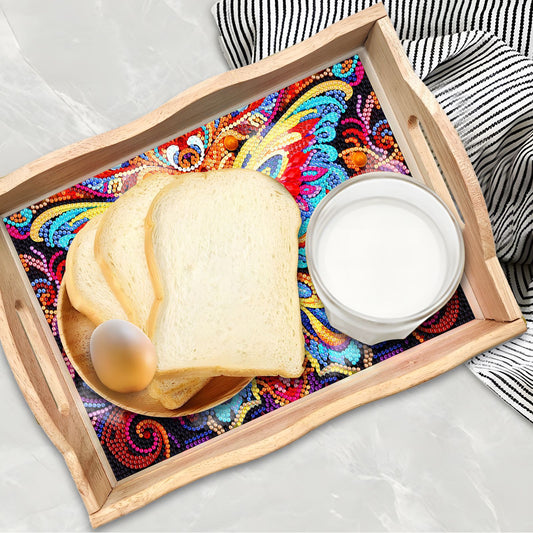 DIY Diamond Painting Serving Tray
