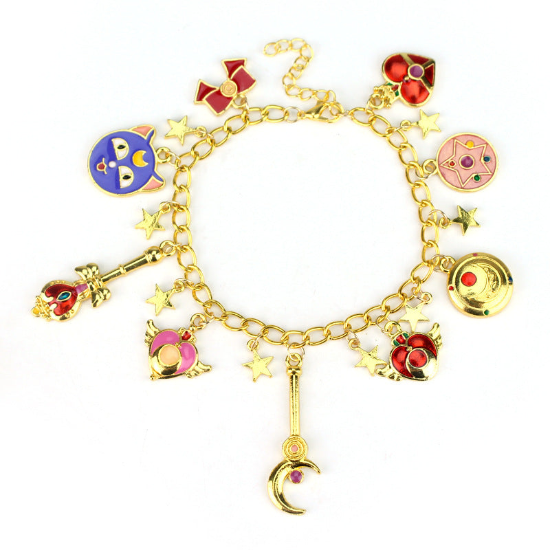 "Luna Guardian Star" - Charm Bracelet