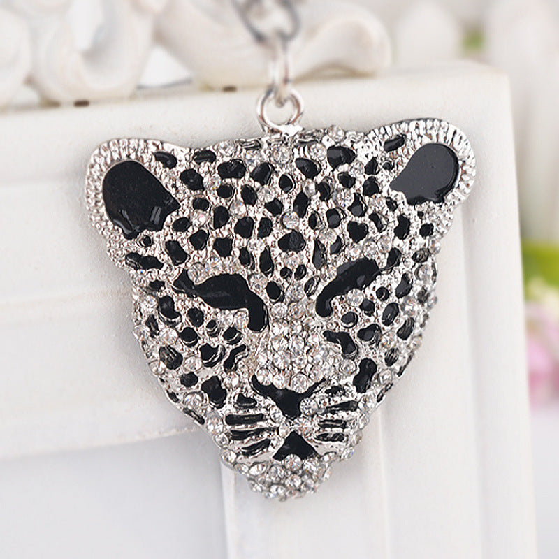 "I Love Leopards" - Diamond Keychain