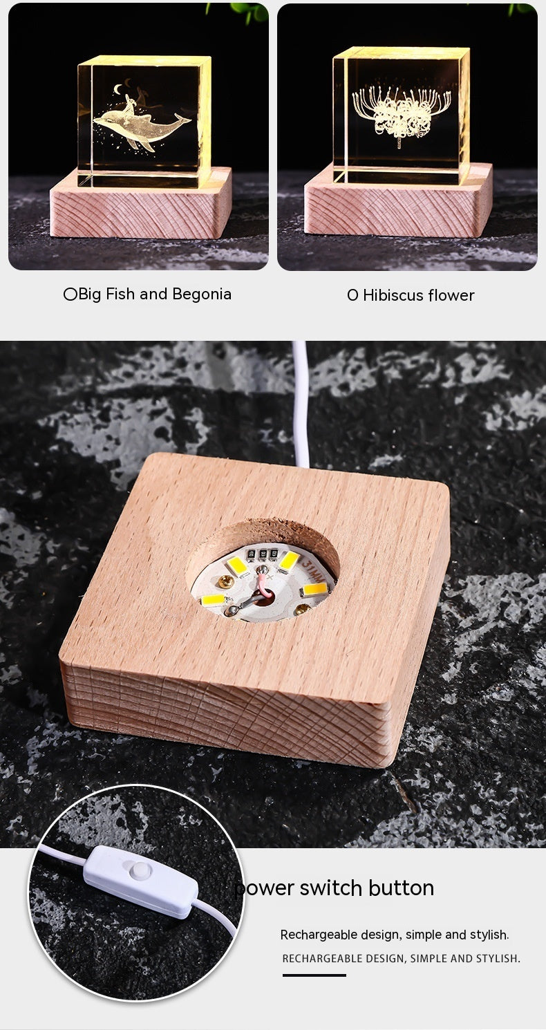 Crystal Cube Decoration Gifts