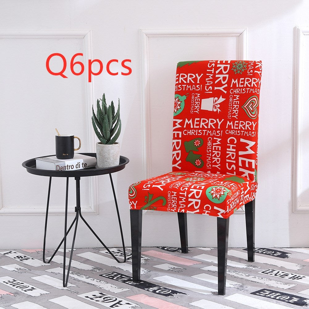 Universal Elastic Christmas Chair Cover