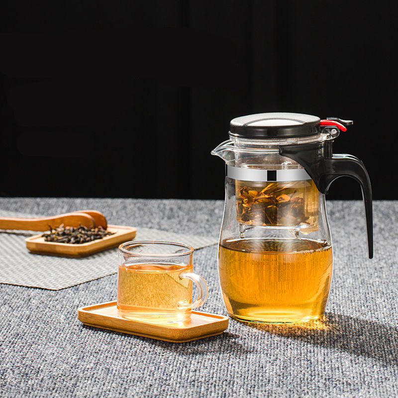 Drum-shaped Trapezoidal Tea Pot