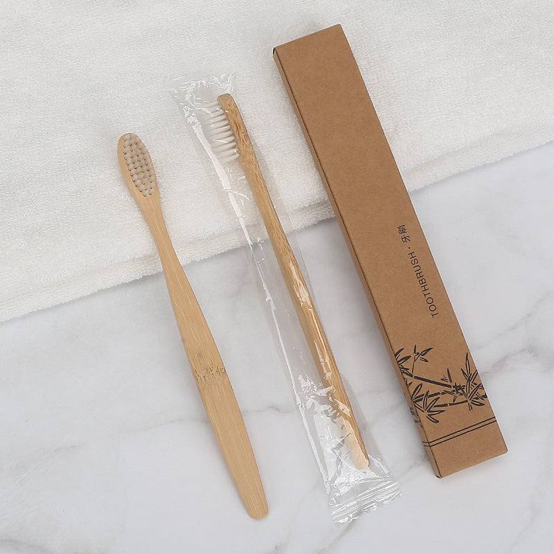 Natural Bamboo Rainbow  Toothbrush