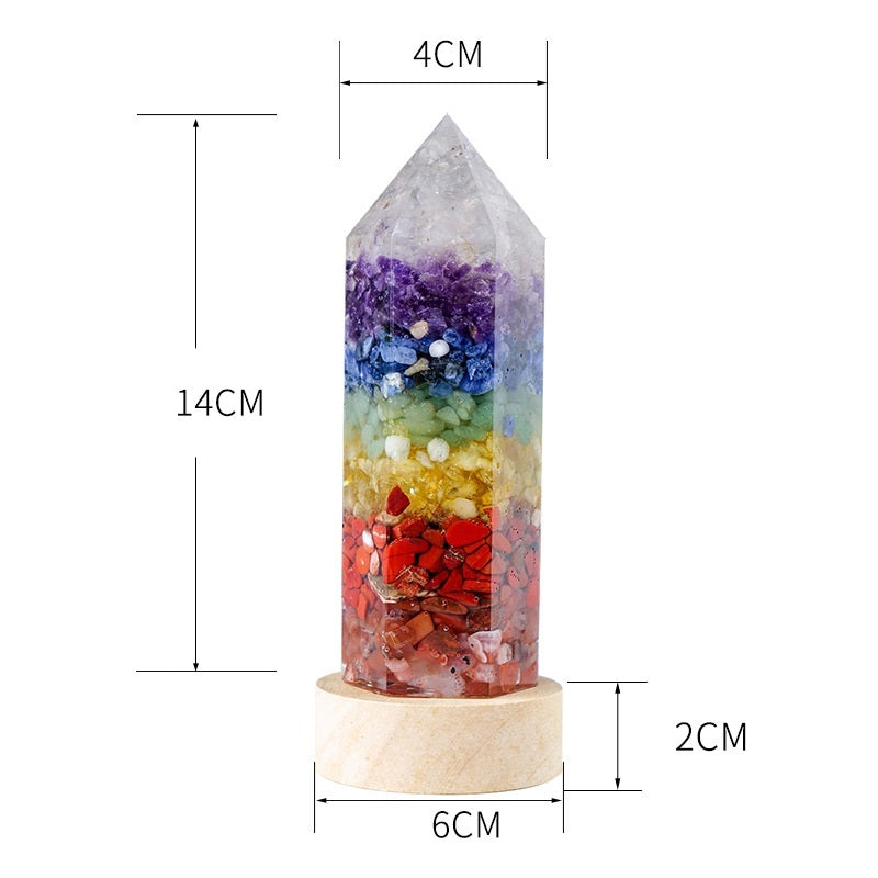 Natural Crystal USB Night Light