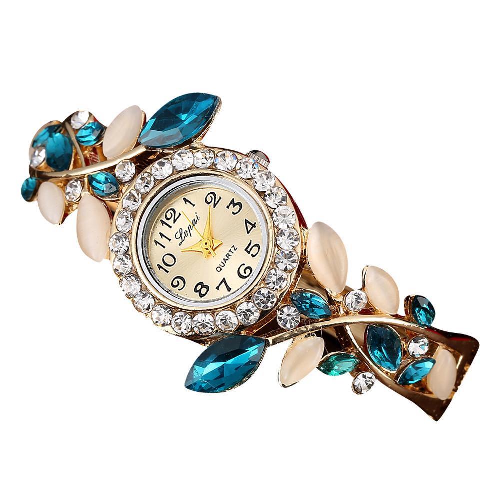 "Old Flower" - Crystal Women's Bracelet Watch
