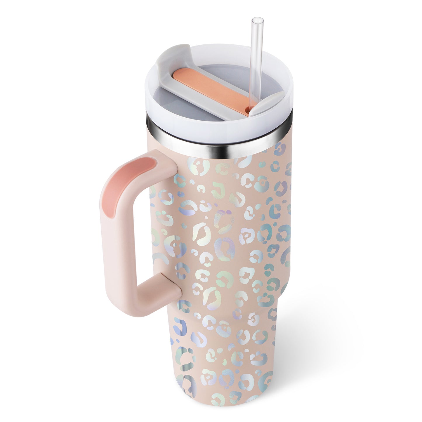 "Hydrate in Style" -  40 oz. Spill-proof Insulated Tumbler With Straw