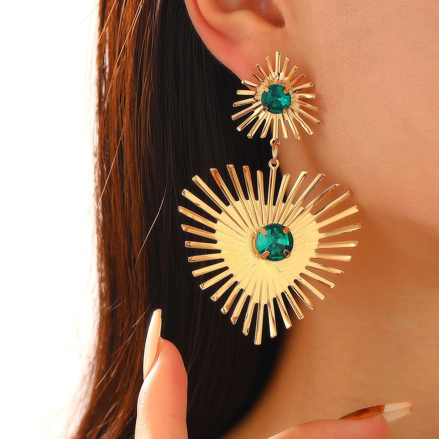 "Boho Sunshine" - Bohemian Statement Earrings