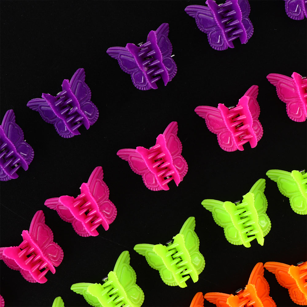 Colorful Mini Butterfly Hair Clips