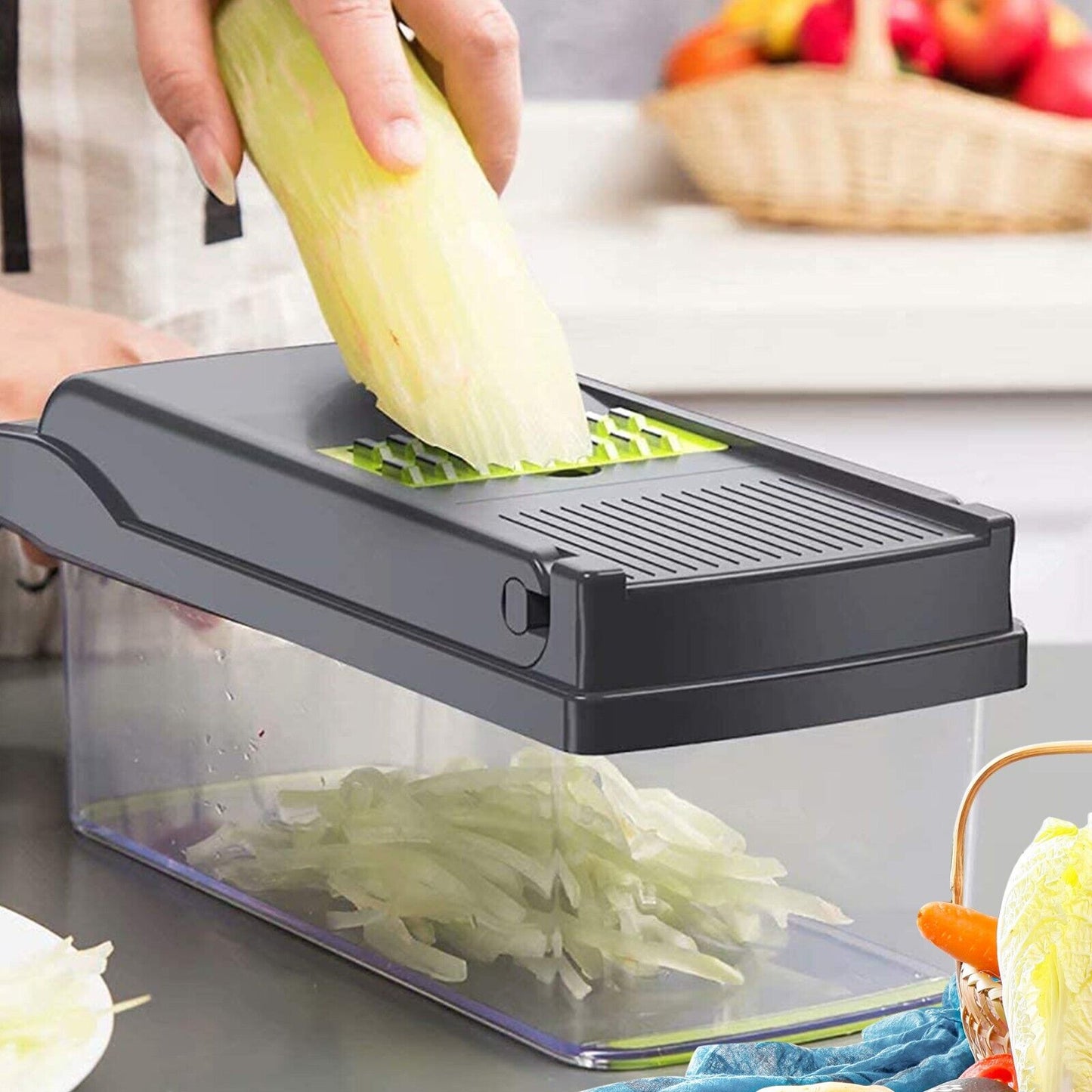 15-in-1 Vegetable and Fruit Chopper/Slicer
