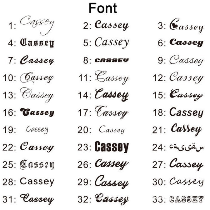 "Birthday Flower" - Name Customized Rose Necklace