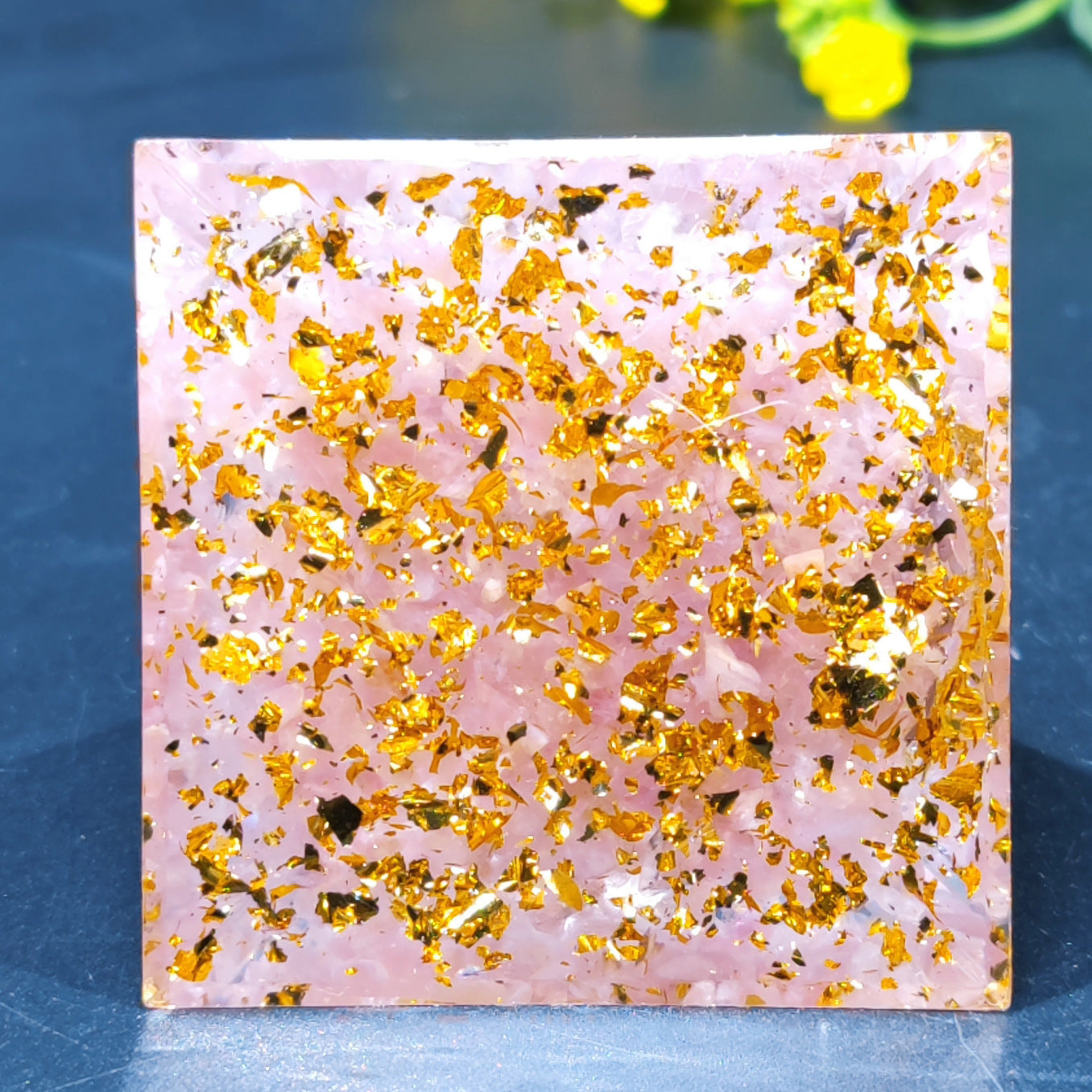 Crushed Stone Pyramid Figurine