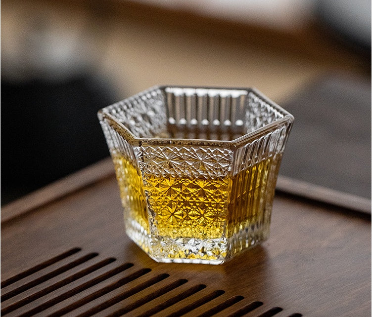 "Forget My Ex" - Hexagonal Crystal Shot Glass
