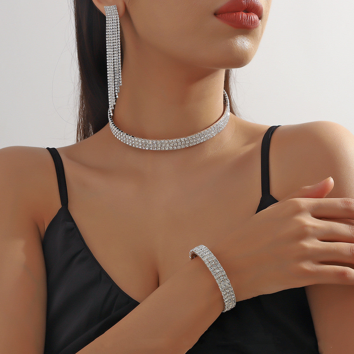 Diamond Choker Jewelry Sets