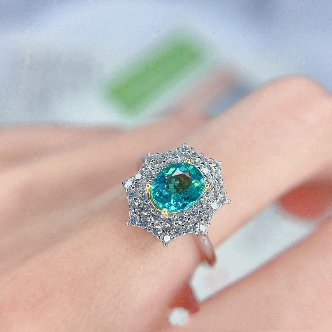"I am Treasured" - Natural Apatite Ring