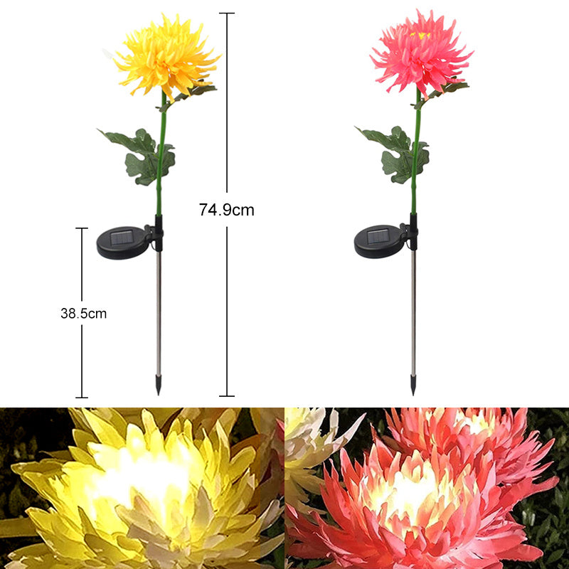 Solar LED Artificial Flower for Landscaping