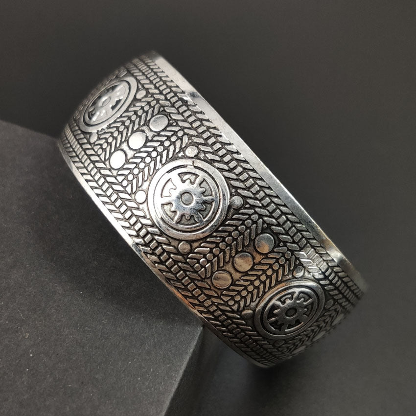 Silver Vintage Tibetan Bohemian Carved Rings