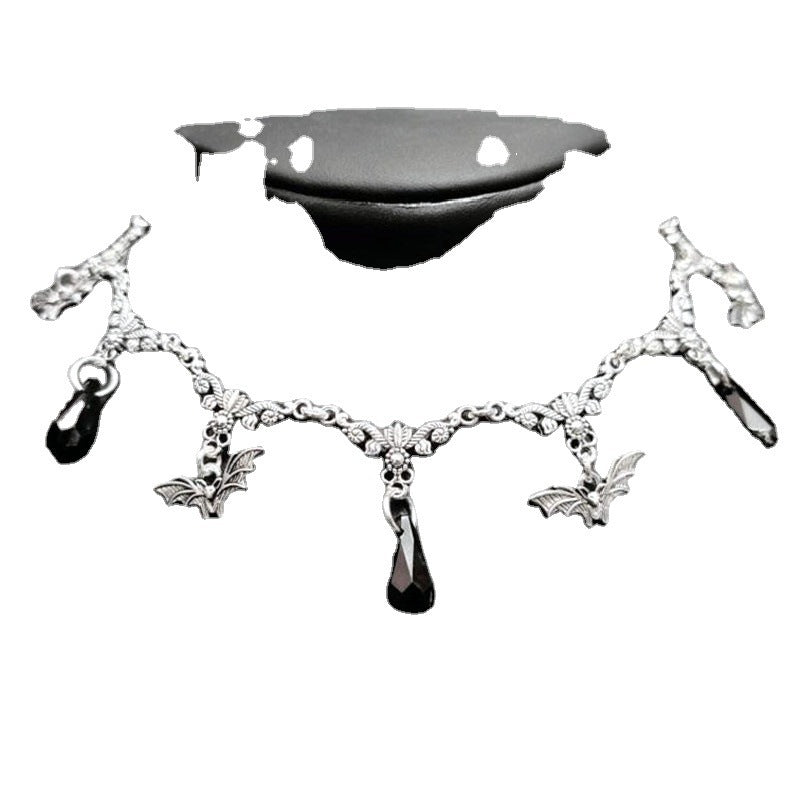 Gothic Bat Punk Necklace for Women and Men
