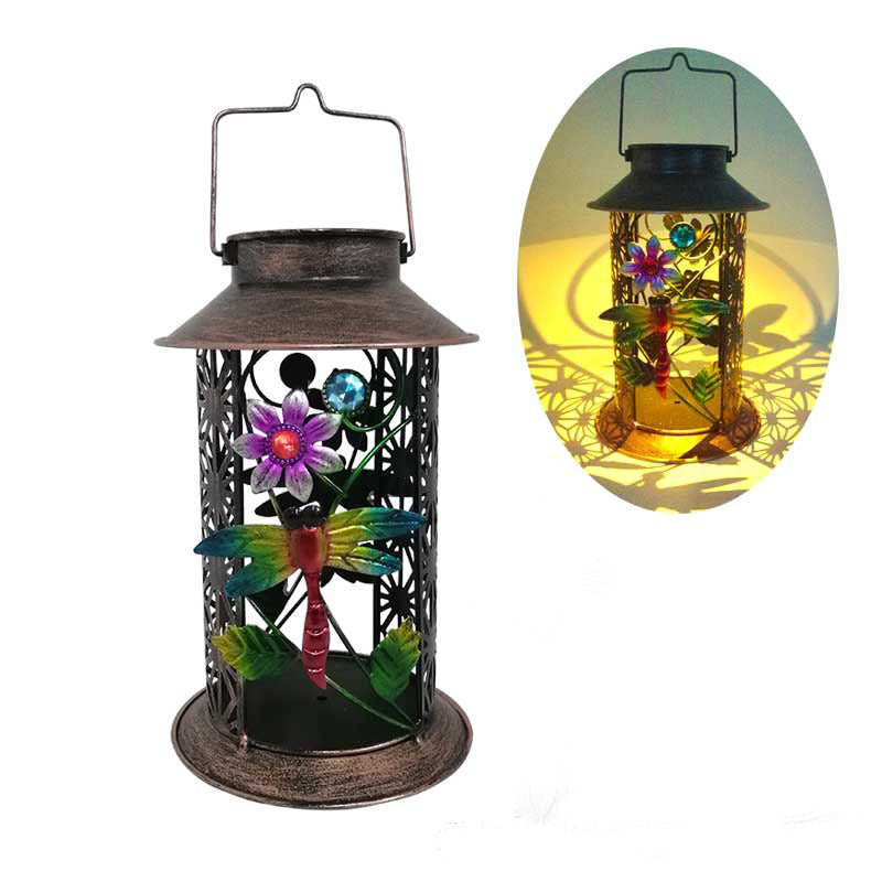 Solar LED Dragonfly Lamp for Garden - Waterproof
