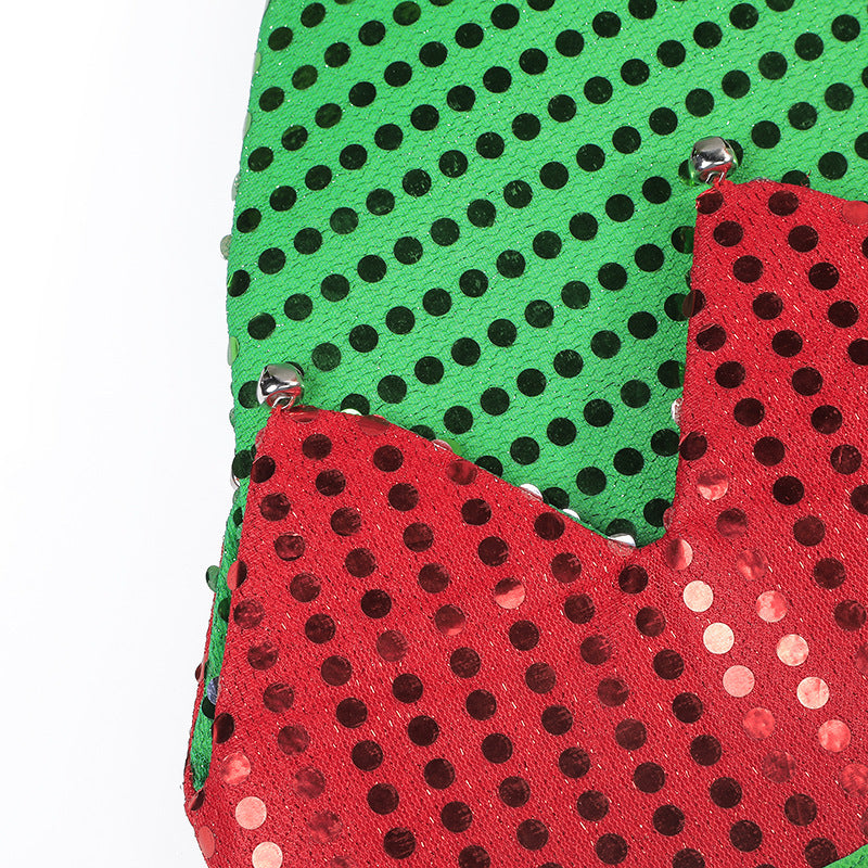 Sequins Christmas Elf Hat