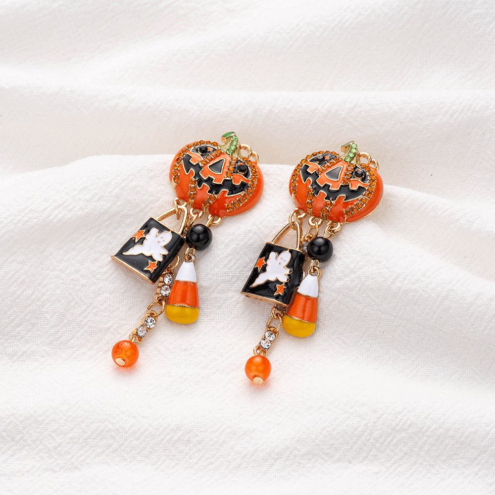 Exaggerated Pumpkin Earrings