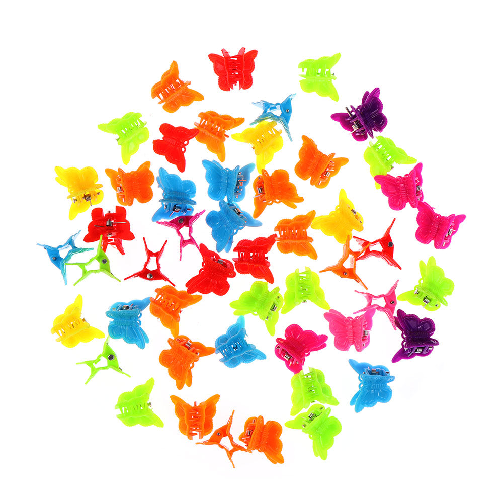 Colorful Mini Butterfly Hair Clips