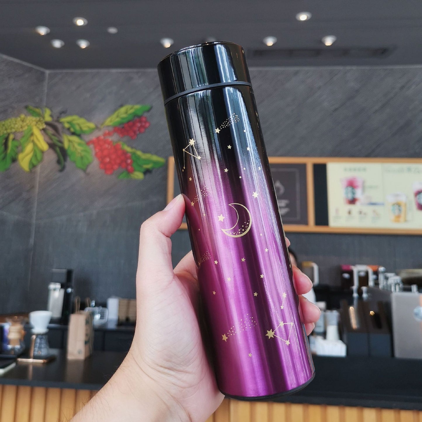 "Smarter than My Tumbler" Smart Temperature Measurement Stainless Steel Cup