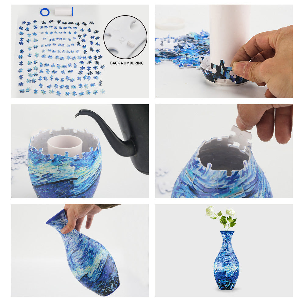 DIY 3D Puzzle Vase
