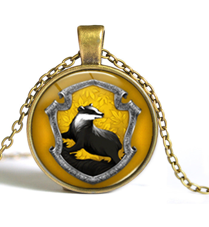 Harry Potter Hogwart's Slytherin Crest Necklace