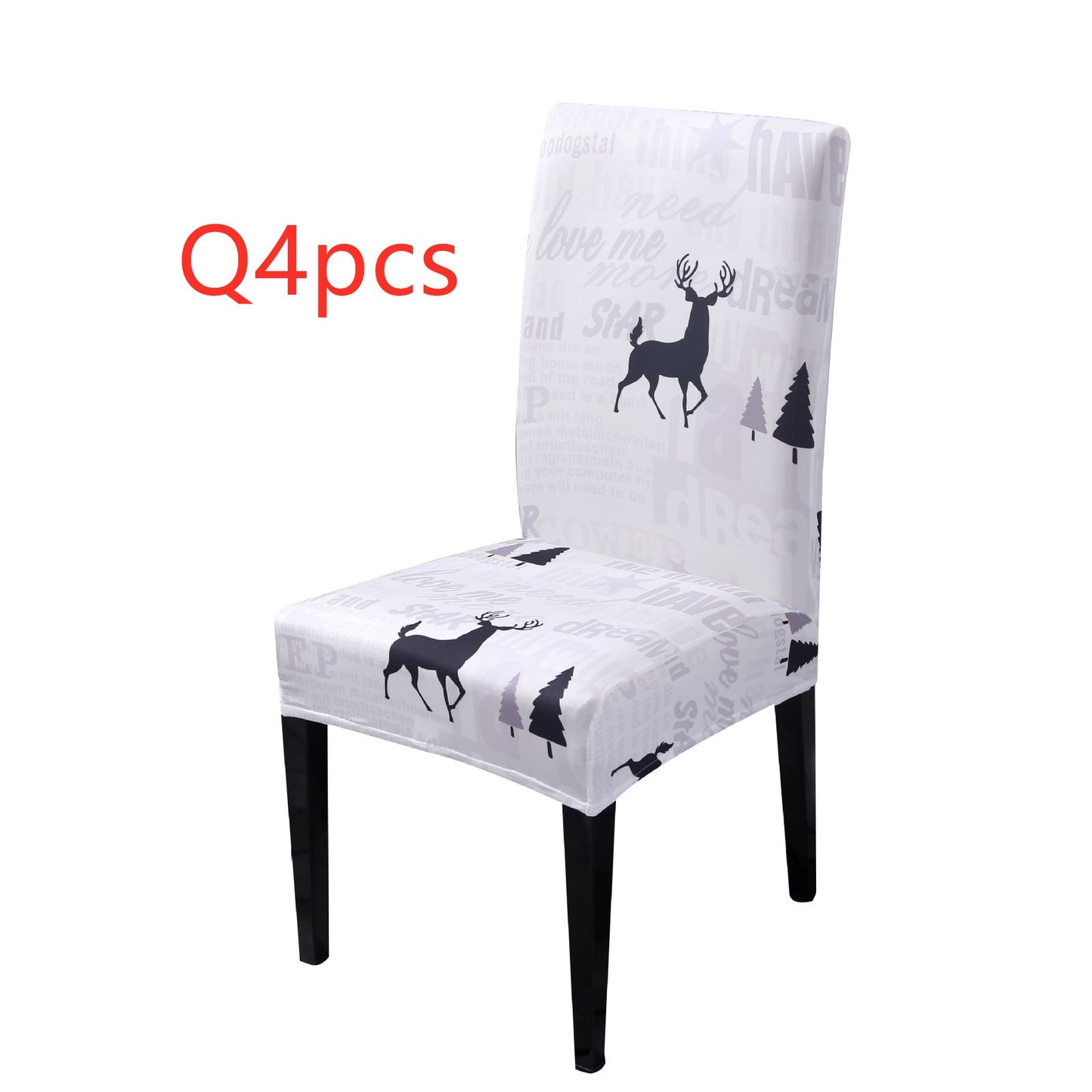 Universal Elastic Christmas Chair Cover
