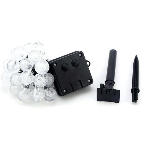 Solar Crystal LED String Lights - Waterproof