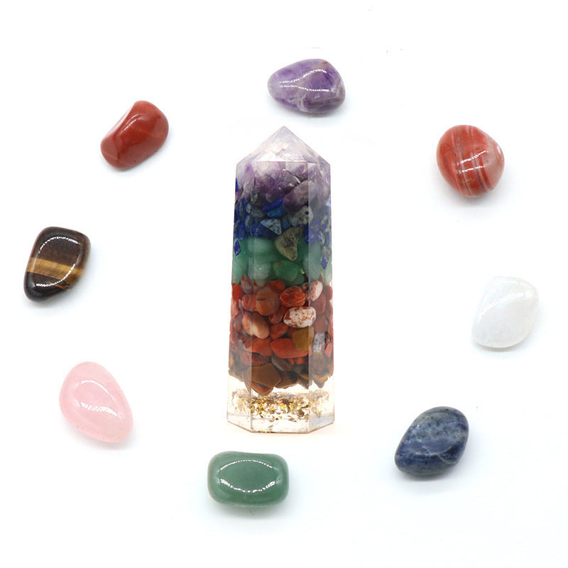 Resin Crystal Stone Gift Set