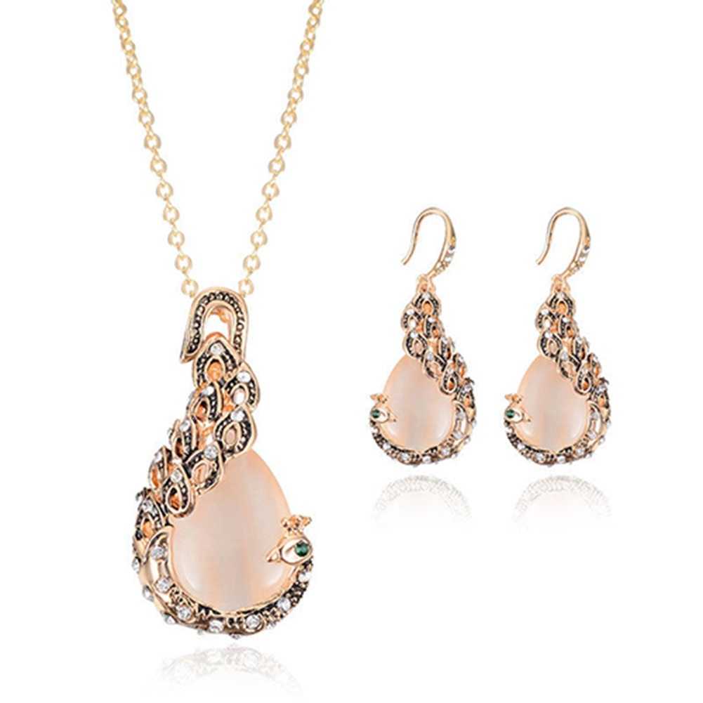 "Beautiful Tears" - Water Drop Rhinestone Jewelry Set